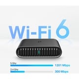 TP-Link TL-WR1502X router inalámbrico Gigabit Ethernet Doble banda (2,4 GHz / 5 GHz) Negro, Router WIRELESS LTE Wi-Fi 6 (802.11ax), Doble banda (2,4 GHz / 5 GHz), Ethernet, Negro, Enrutador portátil