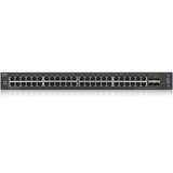 Zyxel XGS2210-52 Gestionado L2 Gigabit Ethernet (10/100/1000) 1U Negro, Interruptor/Conmutador Gestionado, L2, Gigabit Ethernet (10/100/1000), Montaje en rack, 1U