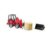 bruder 2192 vehículo de juguete, Automóvil de construcción rojo/Negro, Negro, Rojo, Acrilonitrilo butadieno estireno (ABS), 4 año(s), 1:16, No recomendado para niños menores de 36 meses