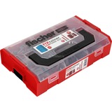 fischer FixTainer-DUOPOWER corto / largo NV, Pasador gris claro/Rojo