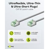 goobay Cable de parche ultraflexible Cat.8.1 slim, U/FTP gris
