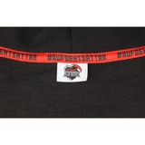 ALTERNATE Sudadera con capucha ATTAX (logo en relieve) 5XL, Suéter negro