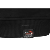 ALTERNATE Sudadera con capucha ATTAX (logo en relieve) XL, Suéter negro
