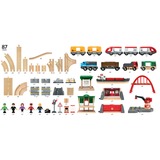 BRIO 33052 Set circuito de tren deluxe, Ferrocarril LR44, Multicolor