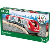 BRIO 33505 Tren de pasajeros, Vehículo de juguete rojo/blanco, 33505, Niño/niña, Plástico, Travel, 5 pieza(s), 0,3 año(s), Multicolor