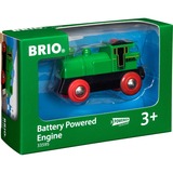 BRIO 33595 Locomotora verde a pilas, Vehículo de juguete verde, Niño/niña, 3 año(s), Operado remotamente, AAA, Negro, Verde, Rojo