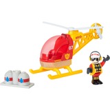 BRIO 33797 Helicóptero de bomberos, Vehículo de juguete Niño/niña, 3 año(s), Rojo, Amarillo