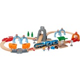 BRIO 7312350339727 pista para vehículos de juguete De plástico, Madera, Ferrocarril Niño/niña, 3 año(s), Vehículo incluido, AAA, De plástico, Madera, Multicolor