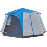 Coleman Cortes Octagon 8 8 personas(s) Tienda de cúpula/iglú Negro, Azul, Gris, Tienda de campaña azul/Gris claro, 8 personas(s), 8 personas(s), Estructura rígida, 2 m, 2 m, Lona para el suelo desmontable