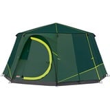 Coleman Cortes Octagon 8 Blackout, Tienda de campaña verde oscuro