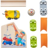 HABA Kullerbü – Set temático Desguace, Ferrocarril De plástico, Madera, 2 año(s), 95 mm, 340 mm, 165 mm, 297 g