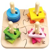 Hape E0411 juego educativo, Puzzle Niño/niña, 0,18 año(s), ABS sintéticos, Madera, Multicolor