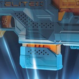 Hasbro E99612210 Juegos y juguetes de habilidad/activos, Pistola Nerf Azul-gris/Naranja, 8 año(s), Necesita pilas
