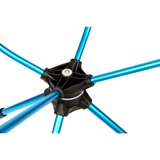 Helinox Swivel Silla de camping 4 pata(s) Negro, Azul negro/Azul, 120 kg, Silla de camping, 4 pata(s), 1,18 kg, Negro, Azul