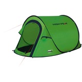 High Peak Vision 2 Verde Tienda tipo túnel, Tienda de campaña verde, Campamento, Tienda tipo túnel, 1,86 kg, Verde