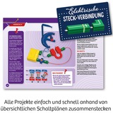 KOSMOS 62063 Juguetes y kits de ciencia para niños, Caja de experimentos Juego de componentes eléctricos, Electricidad, 8 año(s), Multicolor