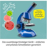 KOSMOS 63605 Juguetes y kits de ciencia para niños, Caja de experimentos Microscopio, Biología, 8 año(s), Azul