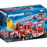 PLAYMOBIL City Action 9463 Camión de bomberos, Juegos de construcción rojo/Plateado
