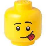 Room Copenhagen Cabeza de almacenamiento LEGO "Silly", pequeña, Caja de depósito amarillo