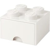 Room Copenhagen LEGO Cajón de ladrillo 4 blanco, Caja de depósito blanco