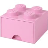 Room Copenhagen LEGO Cajón de ladrillo 4 rosa, Caja de depósito rosa