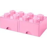 Room Copenhagen LEGO Cajón de ladrillo 8 rosa, Caja de depósito rosa