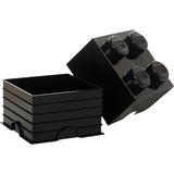 Room Copenhagen LEGO Ladrillo de almacenamiento 4 negro, Caja de depósito negro
