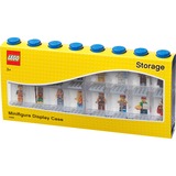 Room Copenhagen LEGO Minifiguren Display Case 16, Caja de depósito azul