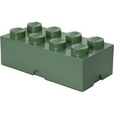 Room Copenhagen LEGO Storage Brick 8 sandgrün, Caja de depósito verde