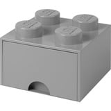 Room Copenhagen LEGO Storage Brick Drawer 4, Caja de depósito gris oscuro