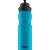 SIGG Alu WMB Sports Touch 0,75 L, Botella de agua azul