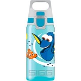 SIGG VIVA ONE Dory Uso diario 500 ml Azul, Rojo, Blanco, Botella de agua turquesa, 500 ml, Uso diario, Azul, Rojo, Blanco