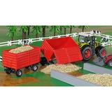 SIKU 2898 vehículo de juguete, Automóvil de construcción rojo, Tráiler, 3 año(s), Metal, Plástico, Negro, Rojo