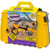 Spin Master Kinetic Sand, escenario de zona de construcción con arenero plegable, vehículo y 907 g de Kinetic Sand, para niños a partir de 3 años, Juego de arena Kinetic Sand , escenario de zona de construcción con arenero plegable, vehículo y 907 g de , para niños a partir de 3 años, Arena kinética infantil, 3 año(s), Marrón