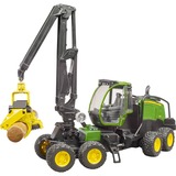 bruder 02135, Automóvil de construcción verde/Negro