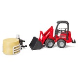 bruder 2192 vehículo de juguete, Automóvil de construcción rojo/Negro, Negro, Rojo, Acrilonitrilo butadieno estireno (ABS), 4 año(s), 1:16, No recomendado para niños menores de 36 meses