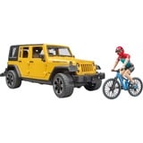 bruder Jeep Wrangler Rubicon Unlimited, Automóvil de construcción amarillo/Negro