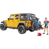 bruder Jeep Wrangler Rubicon Unlimited, Automóvil de construcción amarillo/Negro