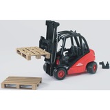 bruder Linde fork lift H30D with 2 pallets vehículo de juguete, Automóvil de construcción negro/Rojo, 3 año(s), ABS sintéticos, Negro, Rojo