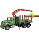 bruder MACK Granite Halfpipe dump truck vehículo de juguete, Automóvil de construcción verde, 3 año(s), ABS sintéticos, Negro, Azul