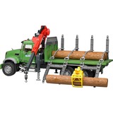 bruder MACK Granite Halfpipe dump truck vehículo de juguete, Automóvil de construcción verde, 3 año(s), ABS sintéticos, Negro, Azul