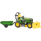 bruder bworld John Deere Cortacésped de asiento, Automóvil de construcción 
