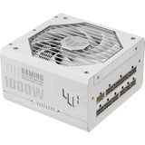 ASUS TUF Gaming 1000W Gold White Edition unidad de fuente de alimentación 20+4 pin ATX ATX Blanco, Fuente de alimentación de PC blanco, 1000 W, 100 - 240 V, Activo, 130 W, 1000 W, 130 W