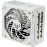 ASUS TUF Gaming 1000W Gold White Edition unidad de fuente de alimentación 20+4 pin ATX ATX Blanco, Fuente de alimentación de PC blanco, 1000 W, 100 - 240 V, Activo, 130 W, 1000 W, 130 W