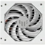 ASUS TUF Gaming 1000W Gold White Edition unidad de fuente de alimentación 20+4 pin ATX ATX Blanco, Fuente de alimentación de PC blanco, 1000 W, 100 - 240 V, Activo, 130 W, 1000 W, 130 W