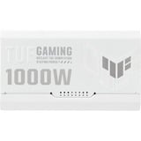 ASUS TUF Gaming 1000W Gold White Edition unidad de fuente de alimentación 20+4 pin ATX ATX Blanco, Fuente de alimentación de PC blanco, 1000 W, 100 - 240 V, Activo, 130 W, 1000 W, 130 W