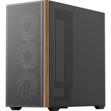 Aerocool D301A Mini Tower Negro, Madera, Cajas de torre negro, Mini Tower, PC, Negro, Madera, micro ATX, Mini-ITX, Acrilonitrilo butadieno estireno (ABS), SPCC, Juego