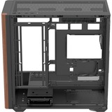 Aerocool D301A Mini Tower Negro, Madera, Cajas de torre negro, Mini Tower, PC, Negro, Madera, micro ATX, Mini-ITX, Acrilonitrilo butadieno estireno (ABS), SPCC, Juego