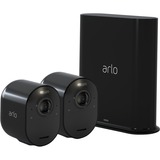 Arlo Ultra Caja Cámara de seguridad IP Interior y exterior 1536 x 1536 Pixeles Techo/pared negro, Cámara de seguridad IP, Interior y exterior, Inalámbrico, 6500 K, 2400 MHz, FCC, IC, CE