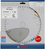Bosch PRO Wood Hoja de sierra circular 216 mm 